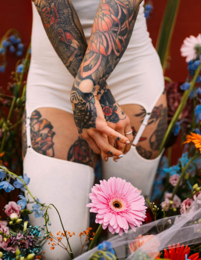 FLOWERS AND TATTOOS DETALLE